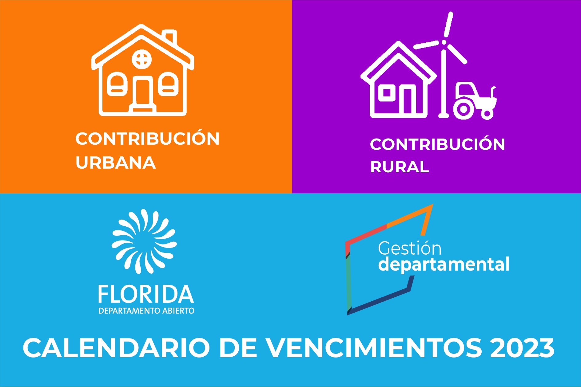 Calendario de vencimientos IDF 2023 Intendencia de Florida